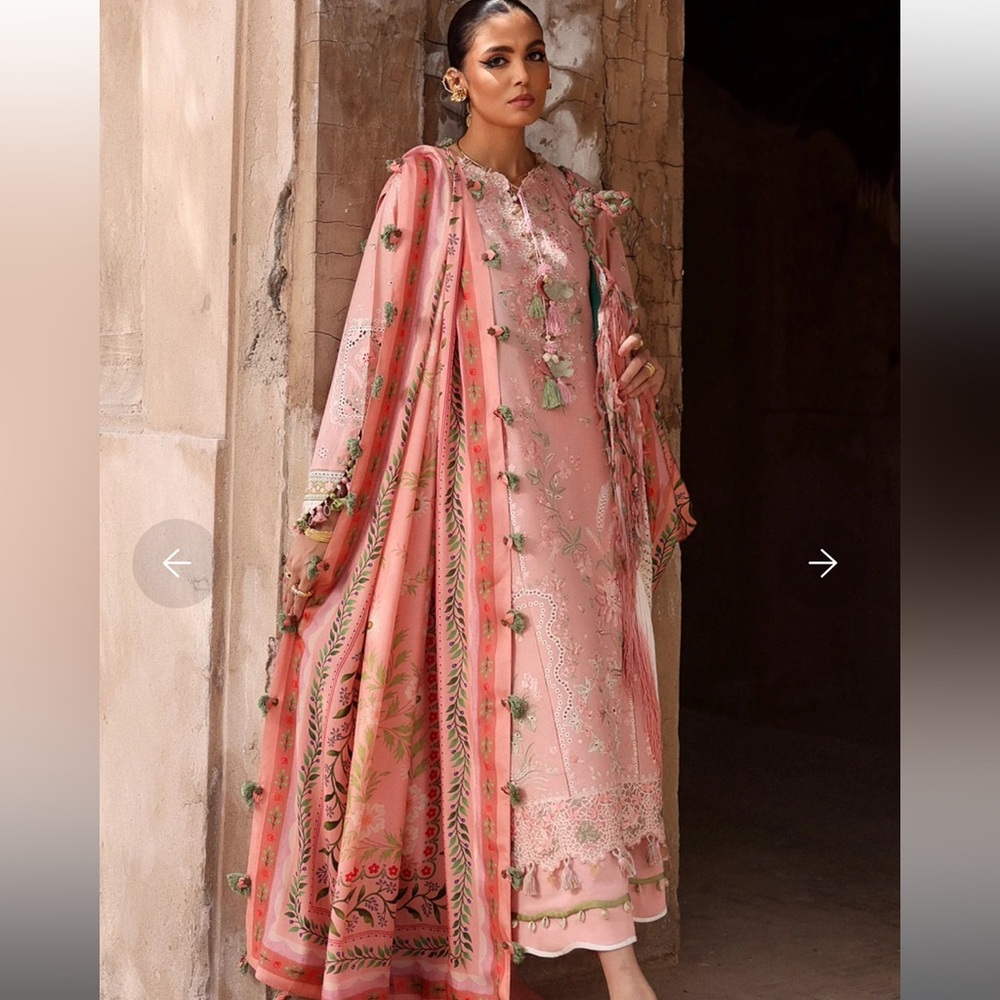 NEW Elan Designer Pakistani Luxury Lawn 2025 Dress